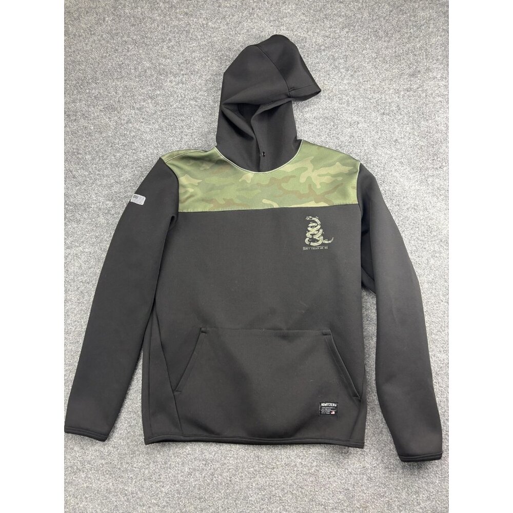 Howitzer Hoodie Mens Medium Camo Don't Tread On Me‎ Gadsden Pullover Graphic